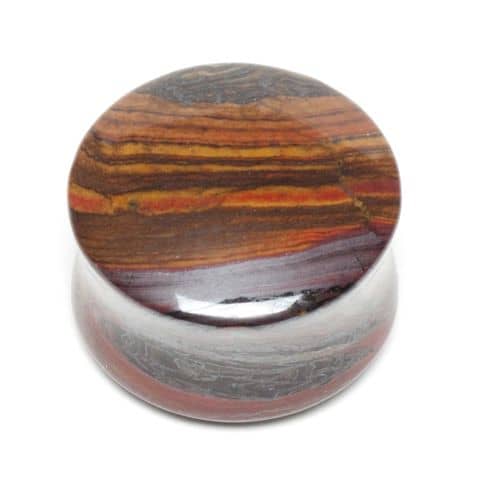 Tiger Iron Double Round Plugs