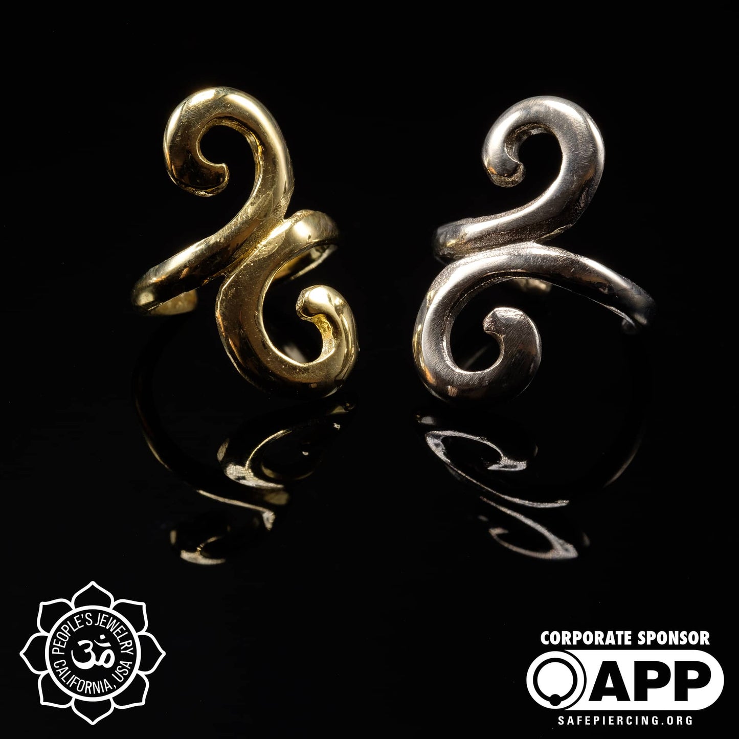 Brass Ear Cuffs by People's Jewelry