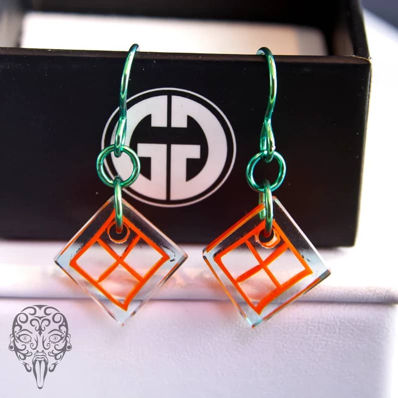 Gorilla Glass Playground Earrings