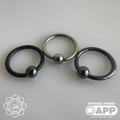 captive bead rings