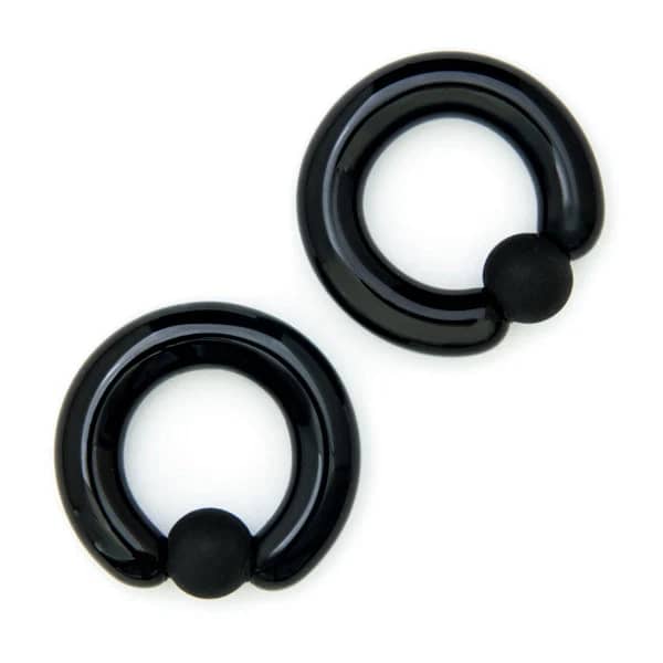 Simple Captive Bead Rings - priced per piece by Gorilla Glass