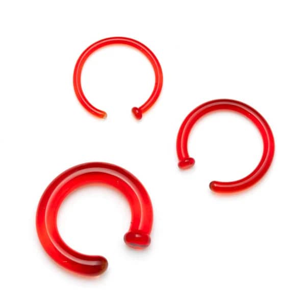 Gorilla Glass Nostril Ring Retainers