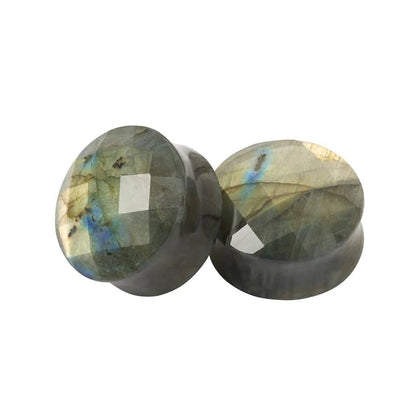 Gem Cut Labradorite Plugs by Diablo Organics