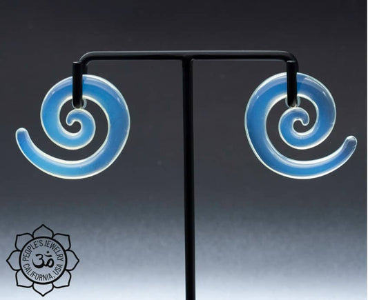 Stone and Glass Spirals by Peoples Jewelry