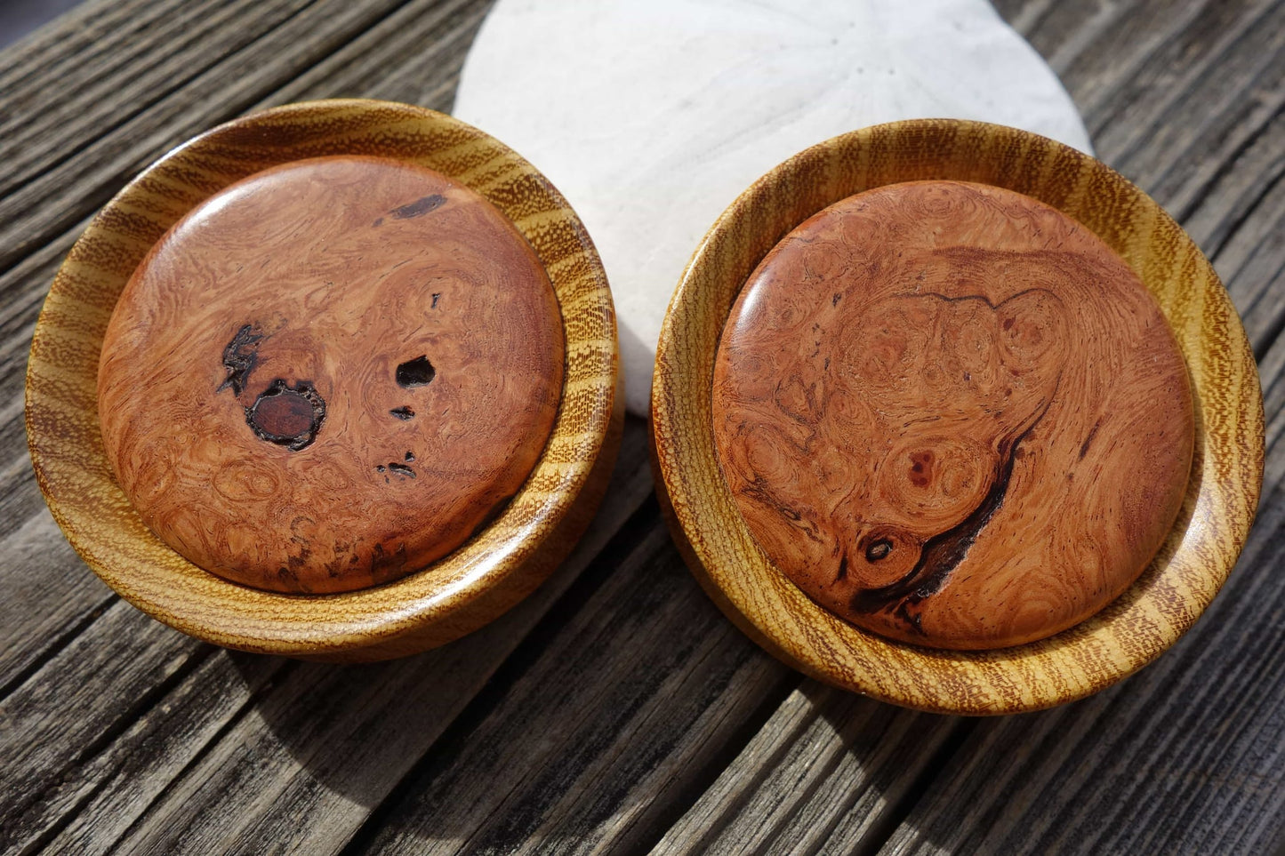 osage orange w afzelia burl