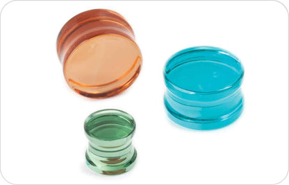 Gorilla Glass Rhubarb Solid Plugs