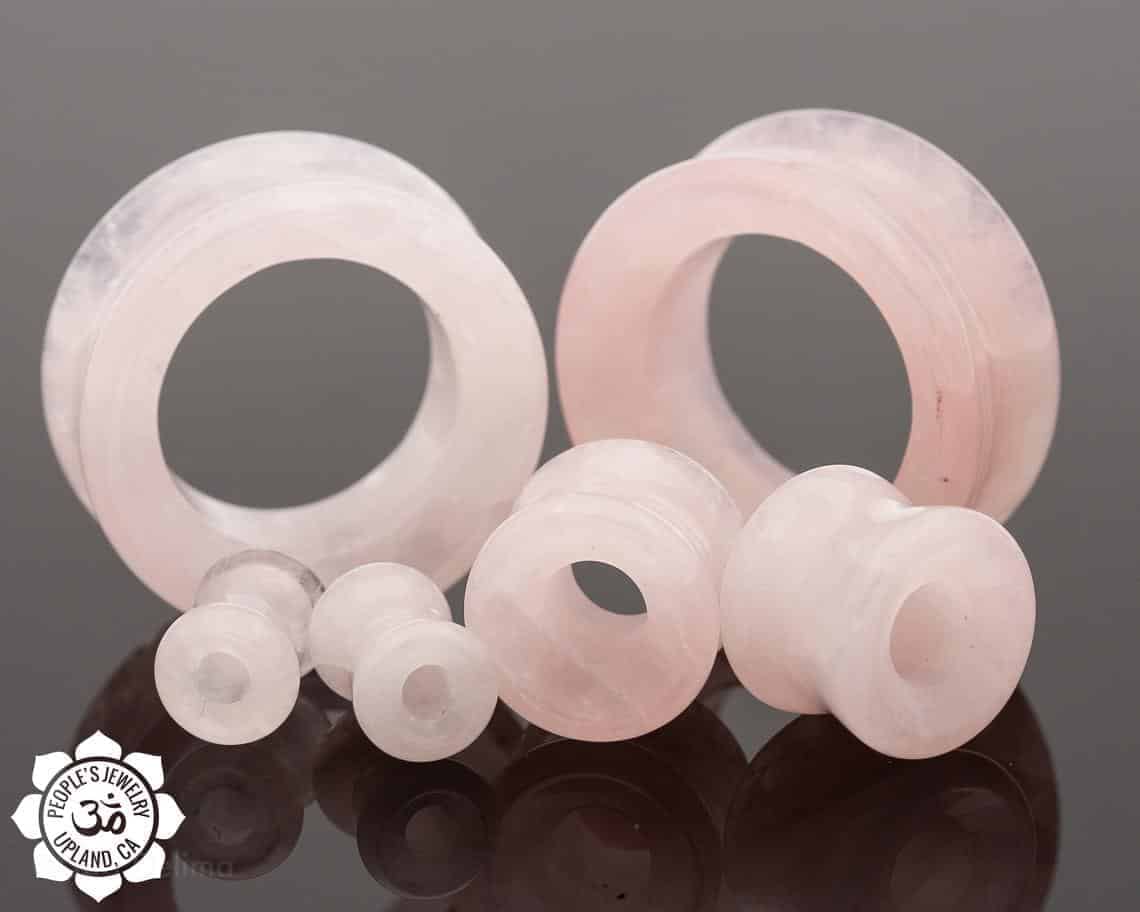 Rose Quartz Stone Eyelets