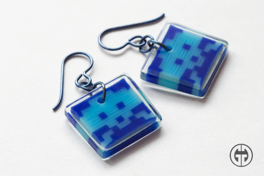 Space Invader Ranger Earrings by Gorilla Glass