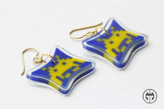 Space Invader Ranger Earrings by Gorilla Glass