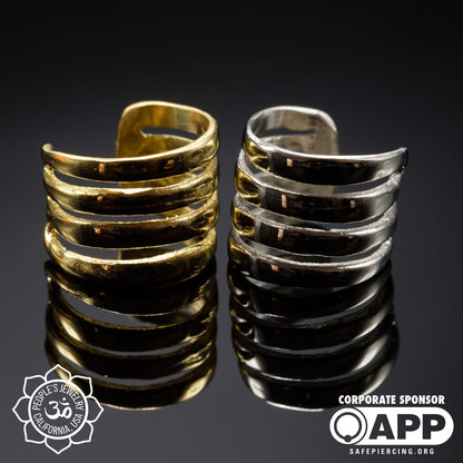 Brass Ear Cuffs by People's Jewelry