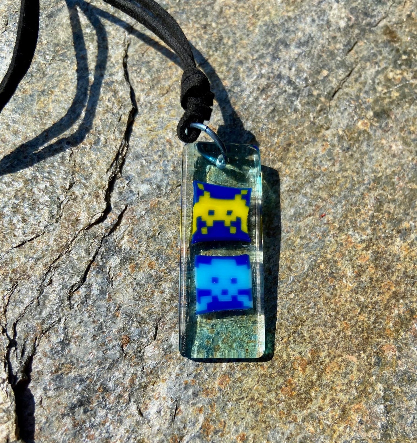 Space Invaders Troop Necklace by Gorilla Glass